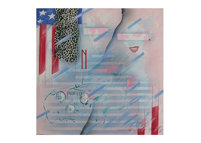 remain in light • 100 x 100 cm • Acryl auf Leinwand und Holz